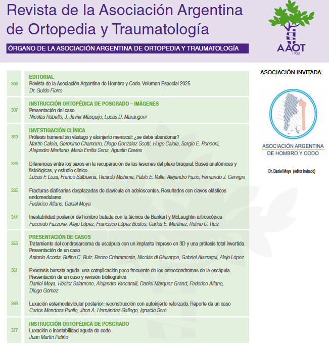 Revista AAOT - Vol.90 Nº4 2025